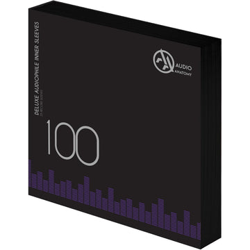 Audiophile Antistatic Inner Sleeves for vinyl (Black)-100X2 | Audiophile