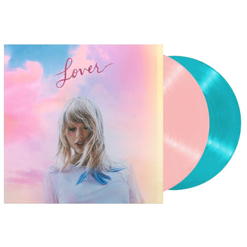 Taylor Swift - Lover - Pink & Blue Colored Vinyl | Taylor Swift