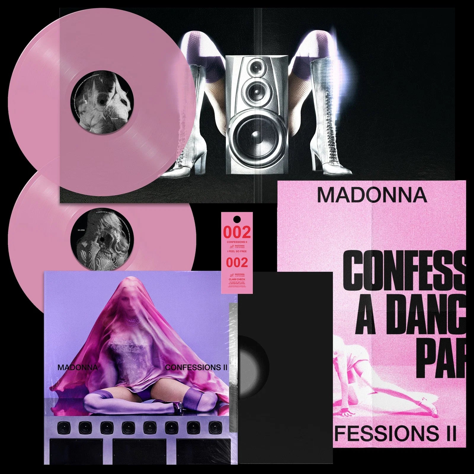 Confessions II (Translucent Pink Vinyl 2LP) | Madonna