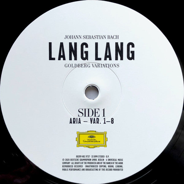 Bach: Goldberg Variations | Lang Lang