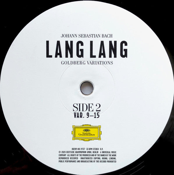 Bach: Goldberg Variations | Lang Lang