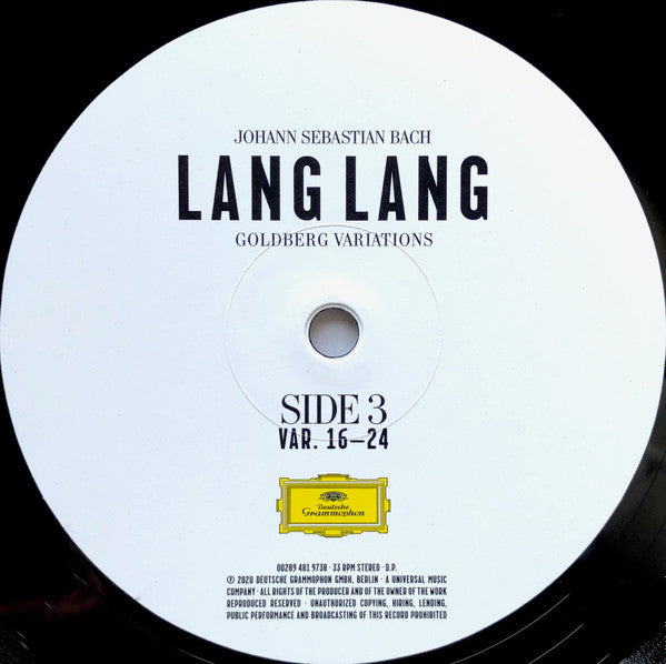Bach: Goldberg Variations | Lang Lang