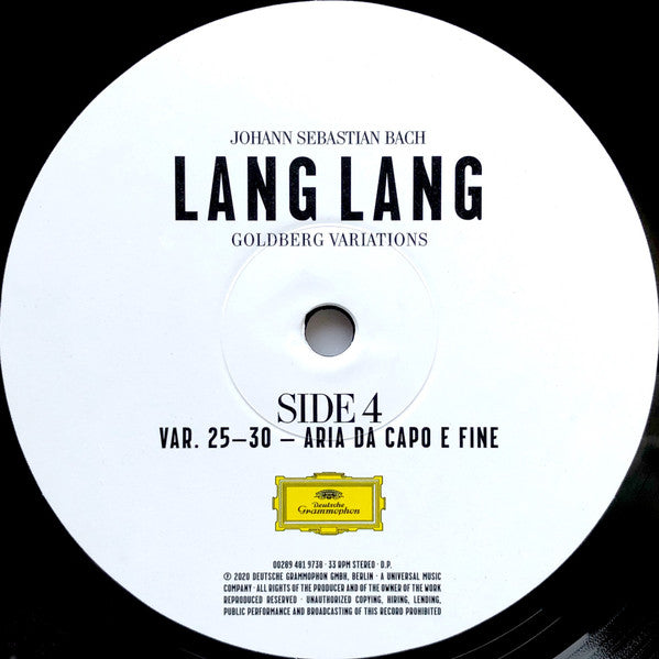 Bach: Goldberg Variations | Lang Lang