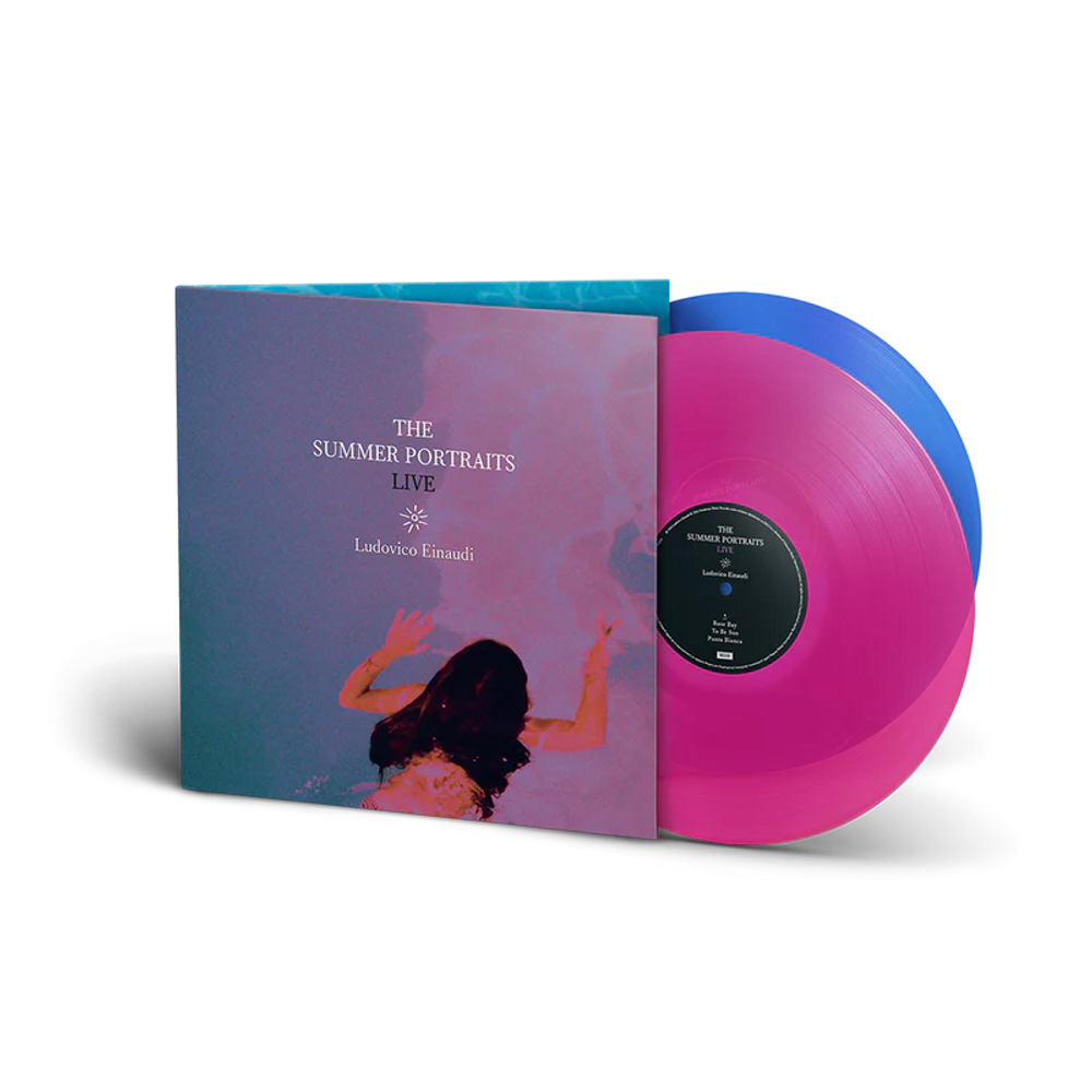 The Summer Portraits: Live (Transparent Blue / Pink Vinyl 2LP) | Ludovico Einaudi