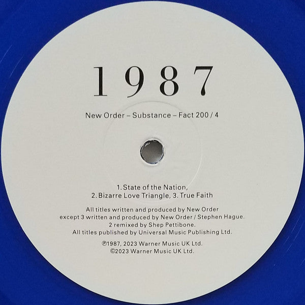 Substance | New Order