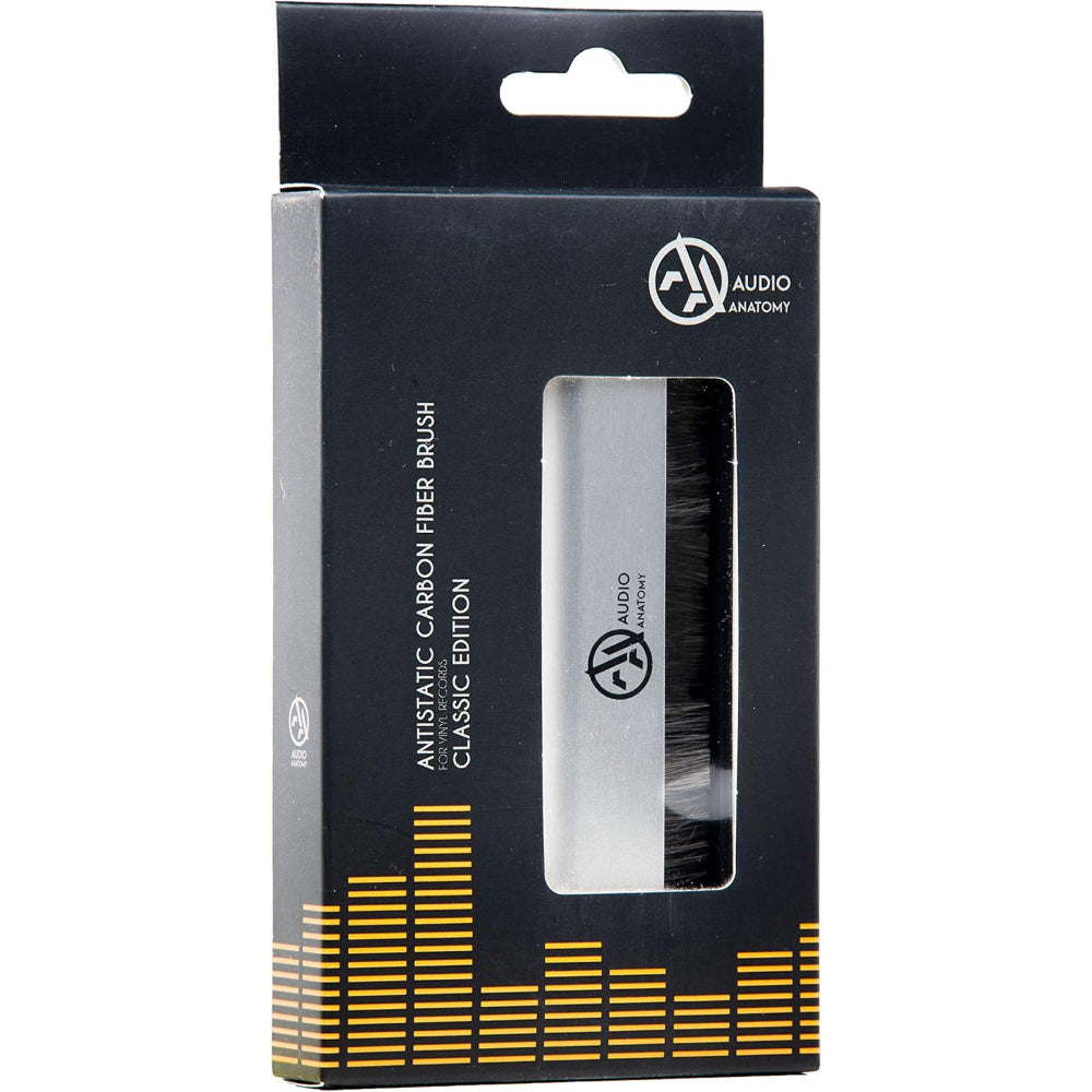 Carbon Fiber Brush Silver for Vinyl Cleaning - Classic Edition | Audio Anatomy