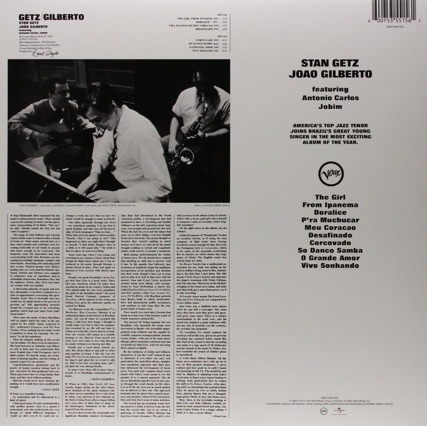 Getz/Gilberto | Stan Getz