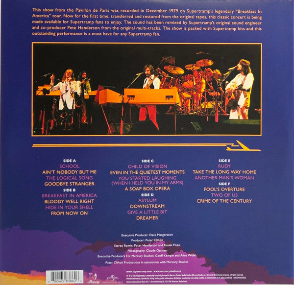 Live In Paris 1979 | Supertramp