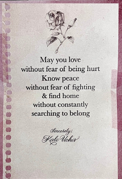 Sincerely, | Kali Uchis