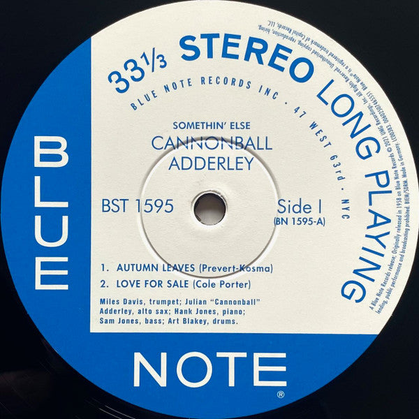 Somethin' Else | Cannonball Adderley