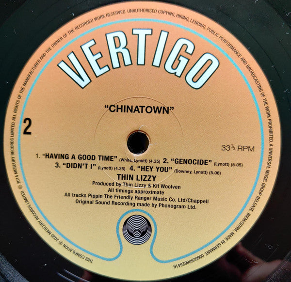 Chinatown | Thin Lizzy