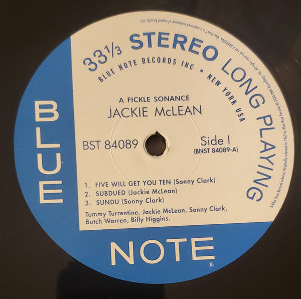 A Fickle Sonance | Jackie Mclean