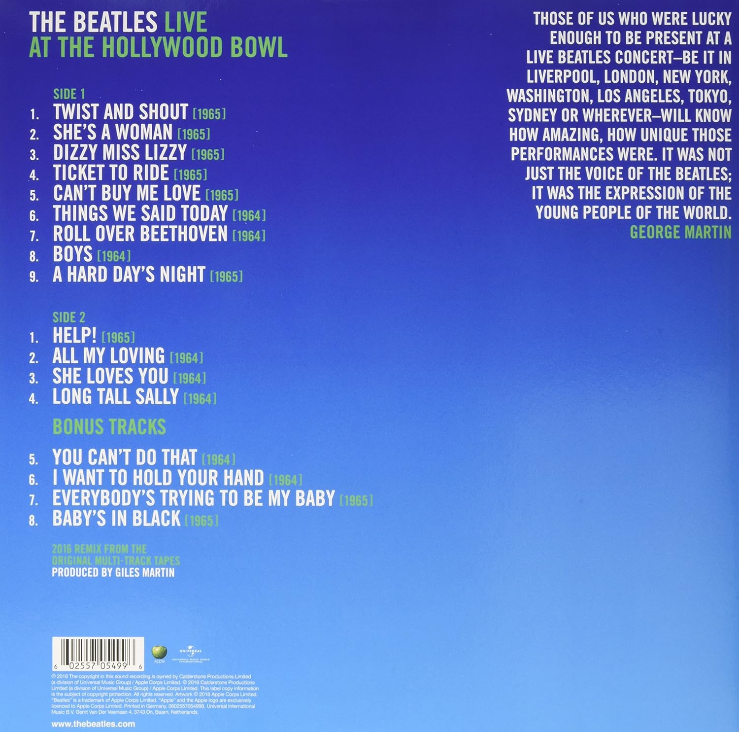Live At The Hollywood Bowl | The Beatles