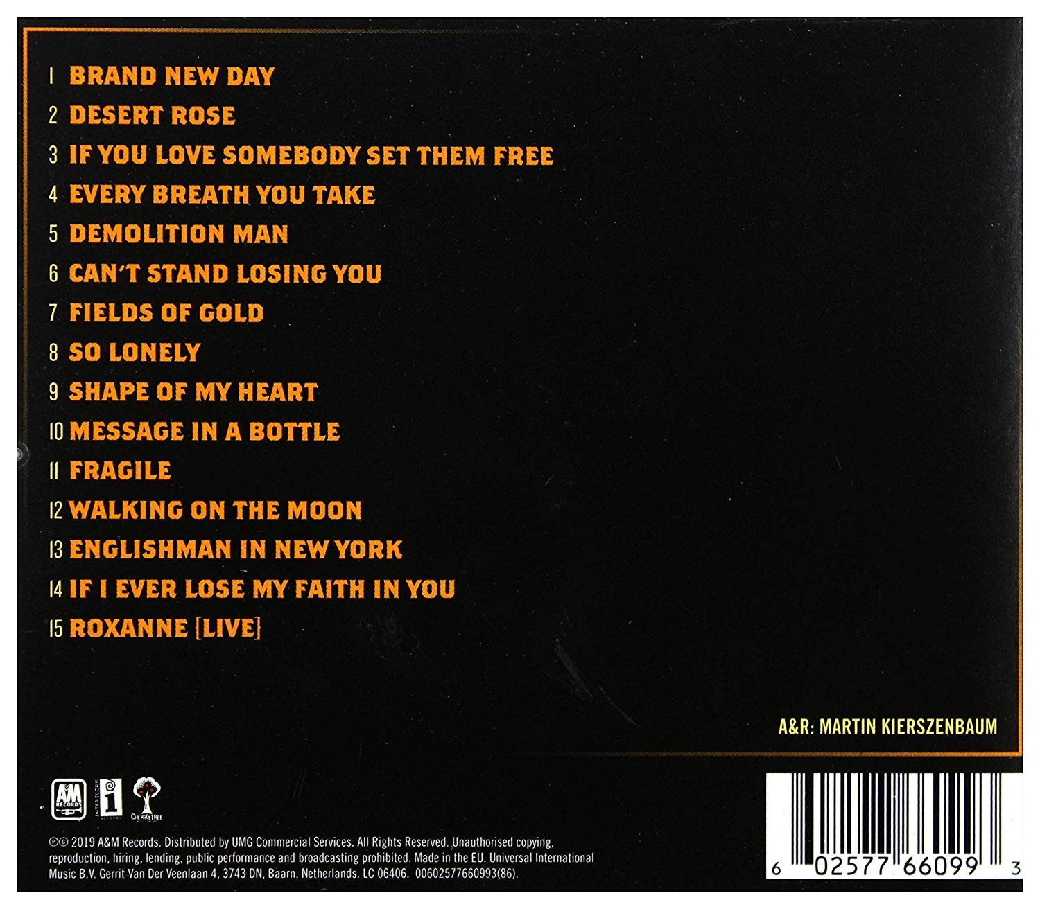 My Songs | Sting