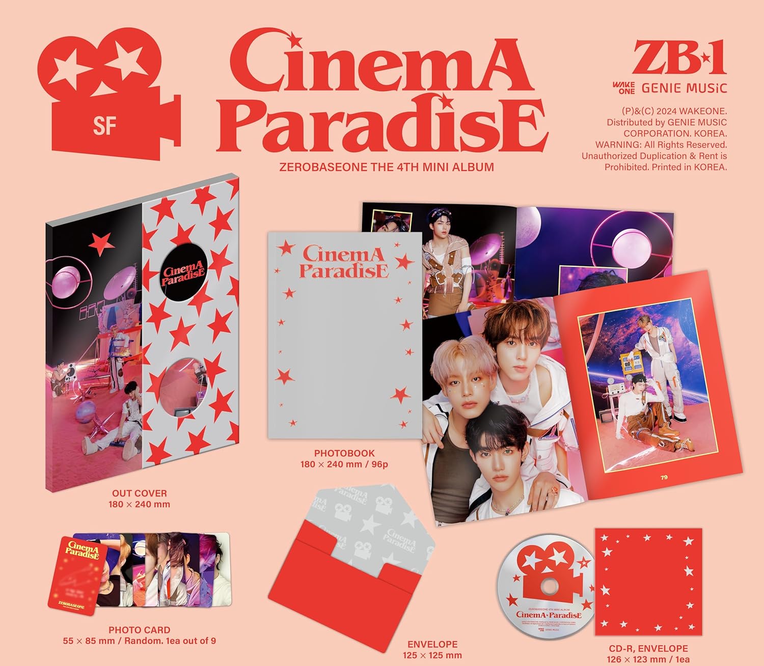 Cinema Paradise (4th Mini Album) | Zerobaseone