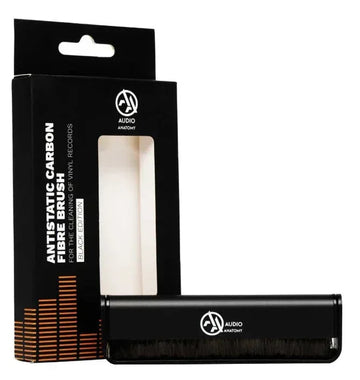 Carbon Fibre Brush - Black Alu - Black Edition - White Logo