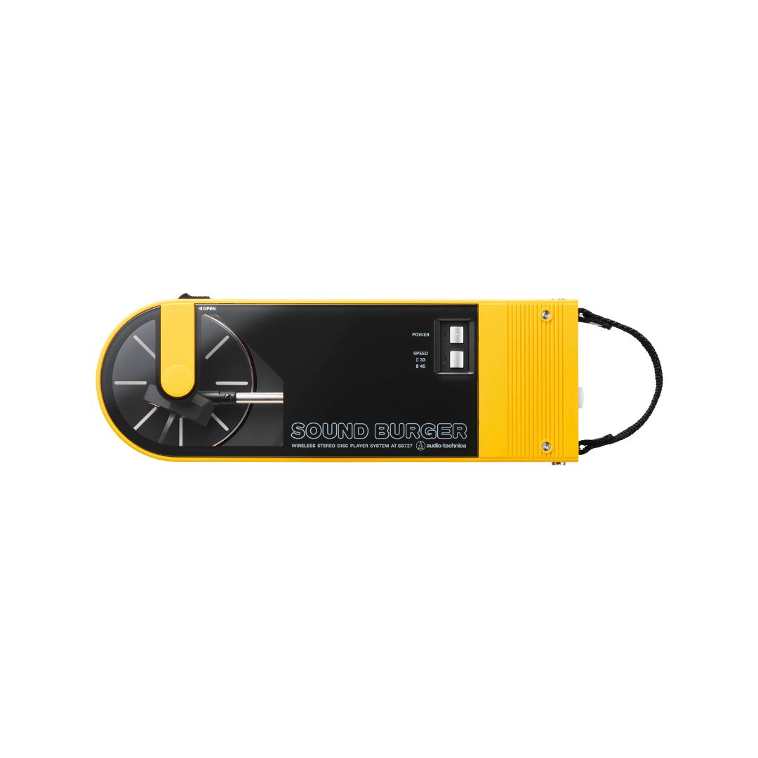 Audio-technica AT-SB727 Sound Burger Bluetooth Turntable Yellow