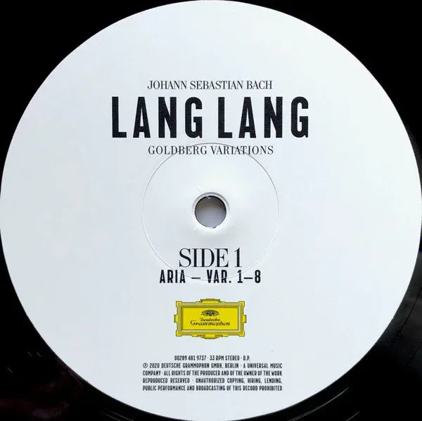 Bach: Goldberg Variations | Lang Lang