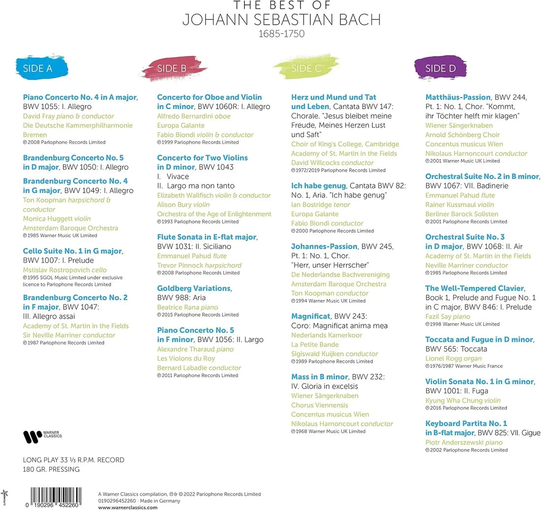 Best Of Bach | Best Of Bach Lp