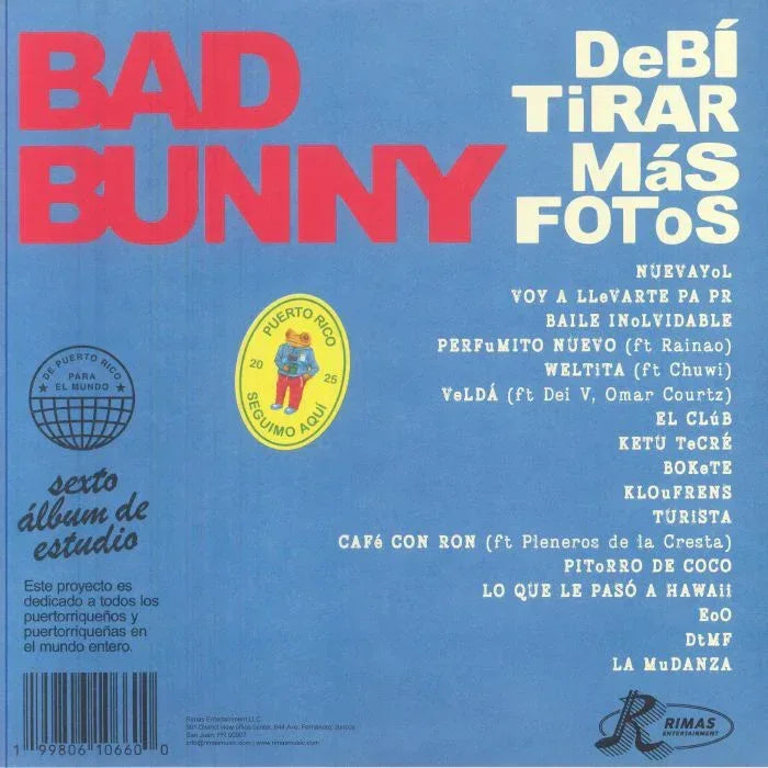 Debi Tirar Mas Fotos | Bad Bunny - Vinyl