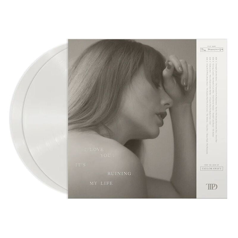 The Tortured Poets Department (includes The Manuscript) (Ghosted White Colored Vinyl) (2 Discs) | Taylor Swift