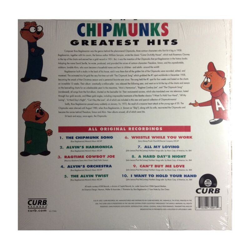 Greatest Hits (Pink Colored Vinyl) (Limited Edition) | Chipmunks
