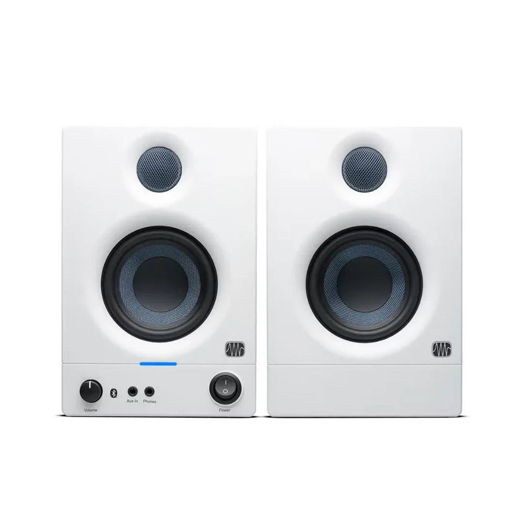 Eris E3.5BT 3.5-inch Powered Bluetooth Studio Monitors â€“ 2nd Generation (White) | PreSonus