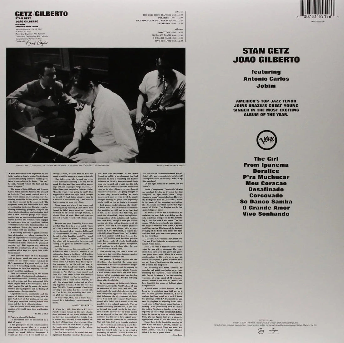 Getz/Gilberto | Stan Getz