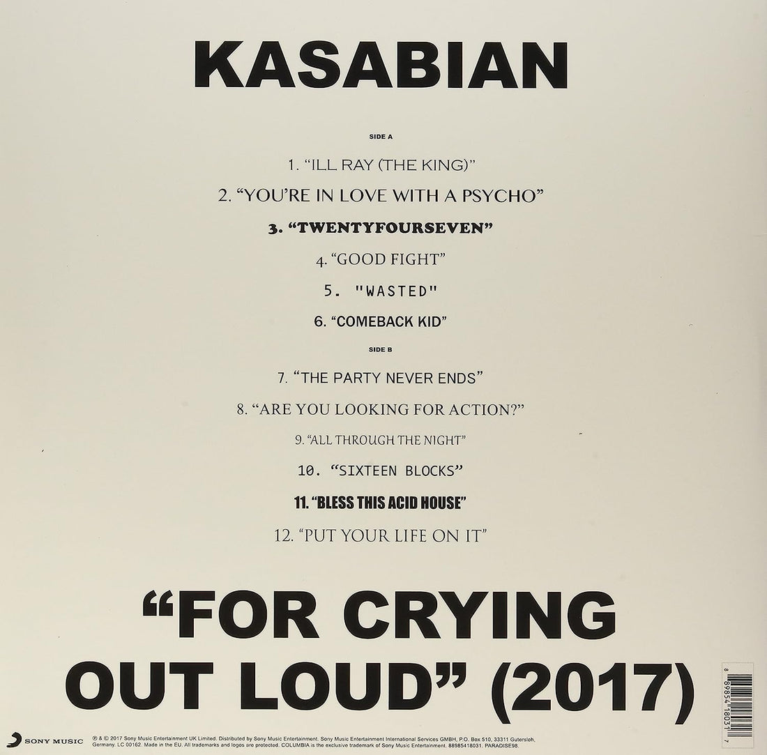 For Crying Out Loud | Kasabian
