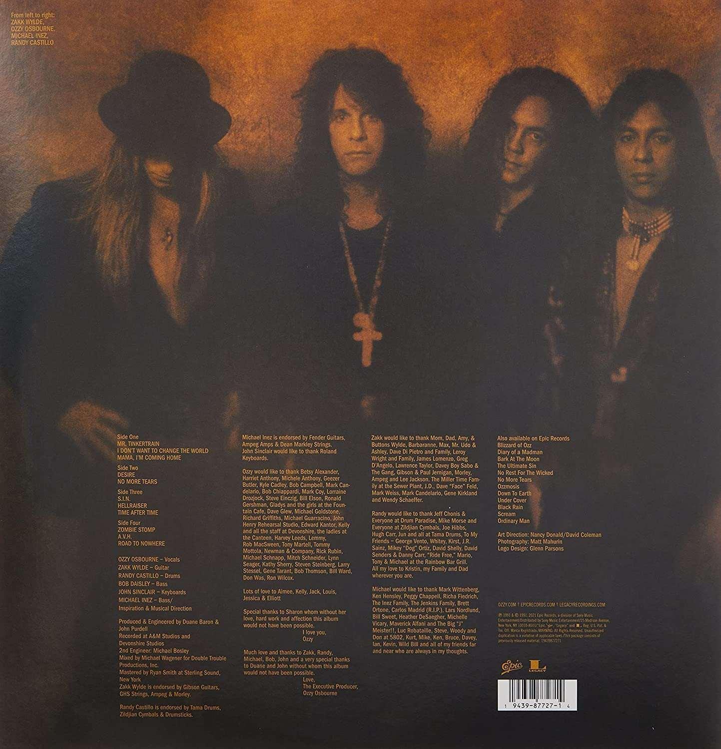 2discs LP Ozzy Osbourne No More Tears 19439877271 EPIC 未開封 /00660 Ozzy Osbourne - No More Tears - Amazon.com Music