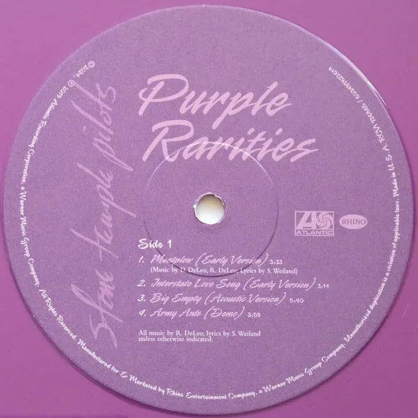 Purple Rarities | Stone Temple Pilots