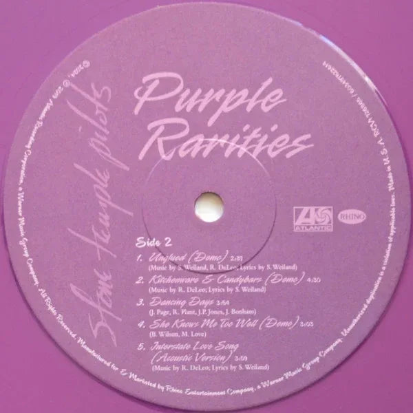 Purple Rarities | Stone Temple Pilots