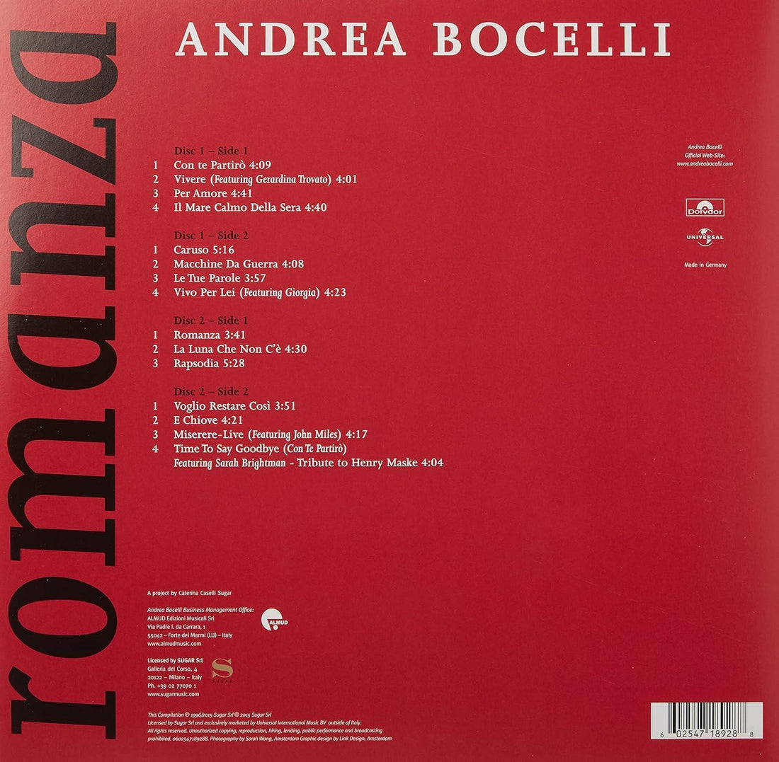 Romanza Remastered | Andrea Bocelli