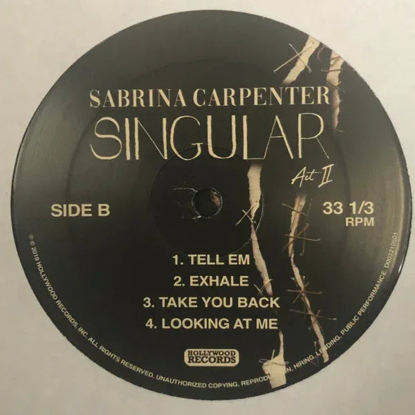 Singular Act Ii | Sabrina Carpenter