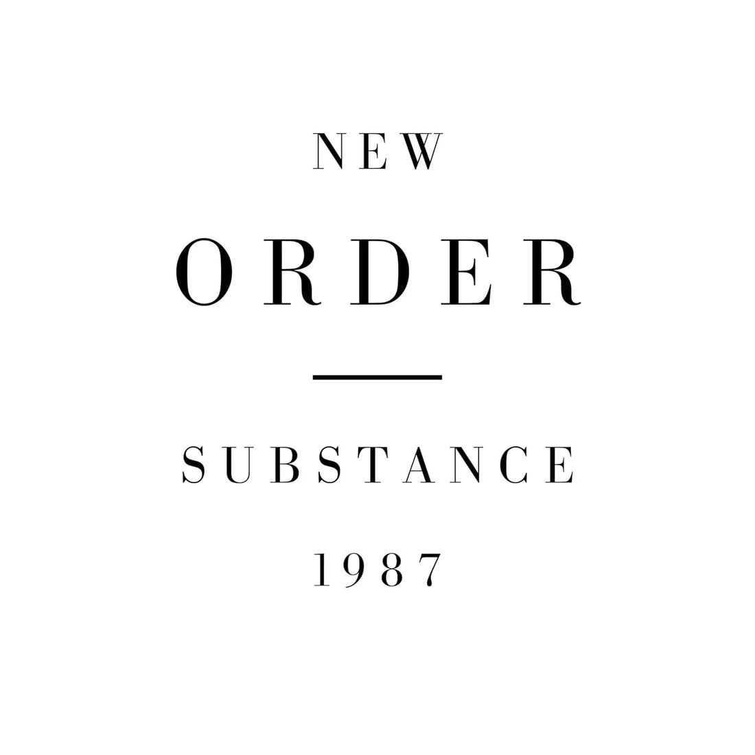 Substance | New Order
