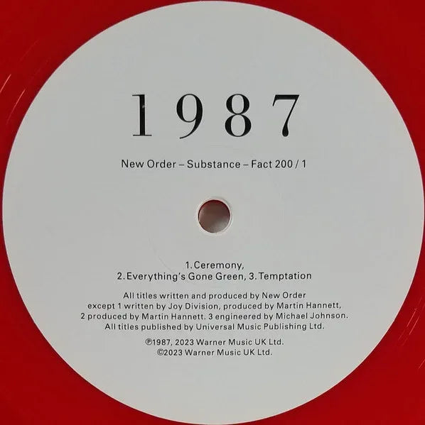 Substance | New Order