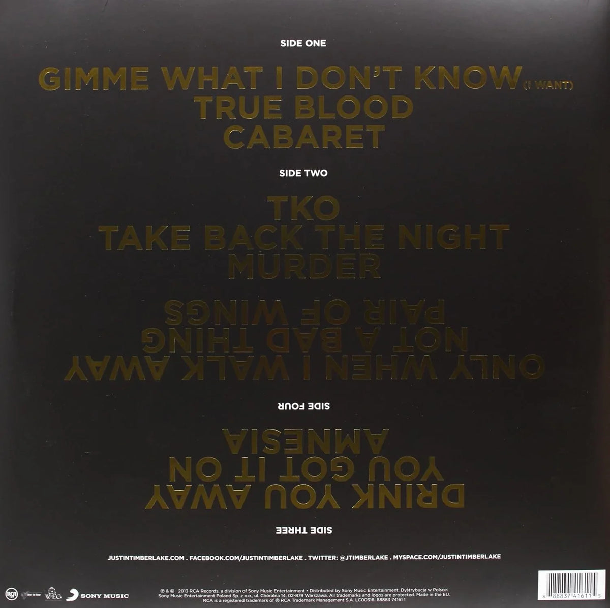 The 20/20 Experience | Justin Timberlake - Vinyl