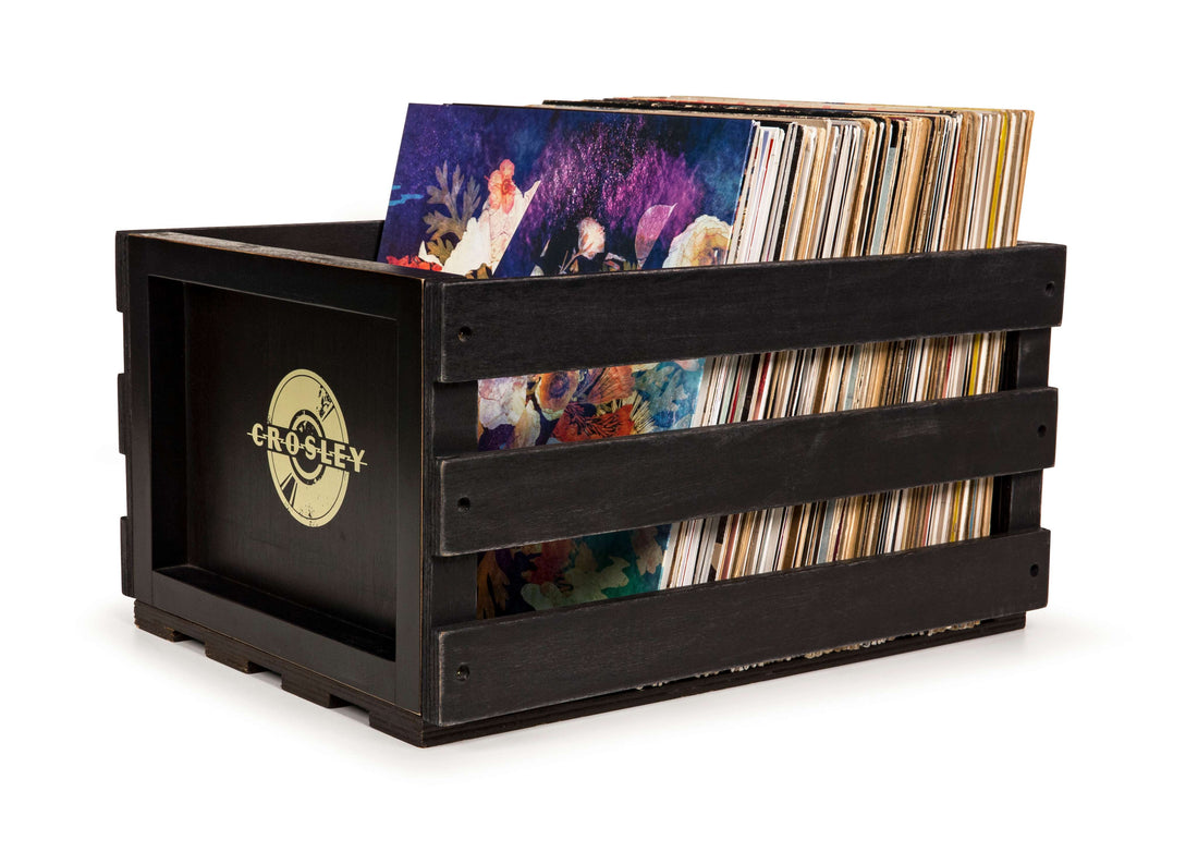 Crosley Record Storage Crate Natural