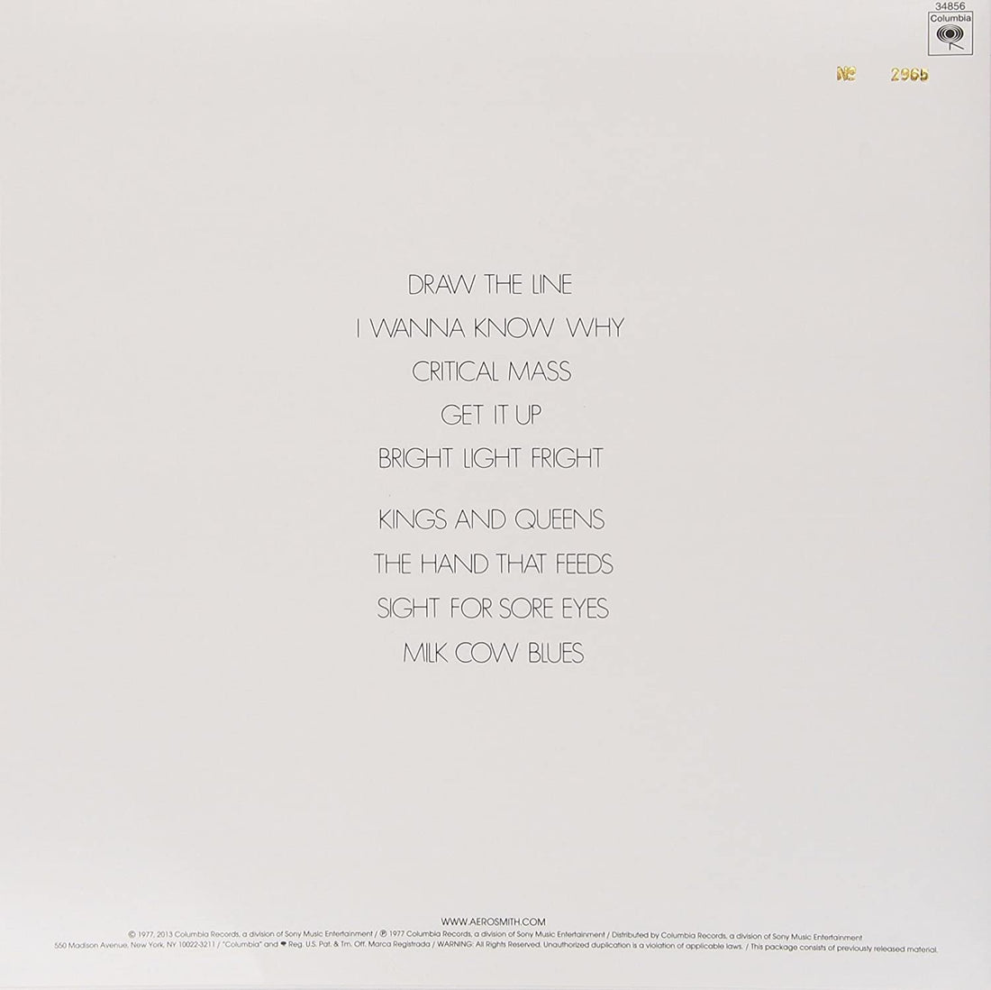 Draw The Line | Aerosmith