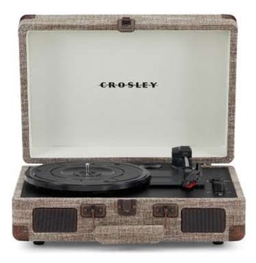 Crosley Cruiser Plus Portable Turntable With Bluetooth In/Out Havana
