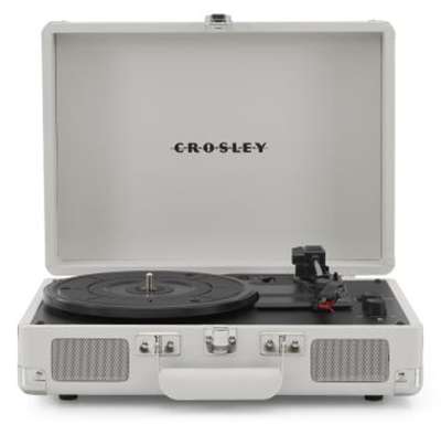 Crosley Cruiser Plus Portable Turntable With Bluetooth In/Out White Sand