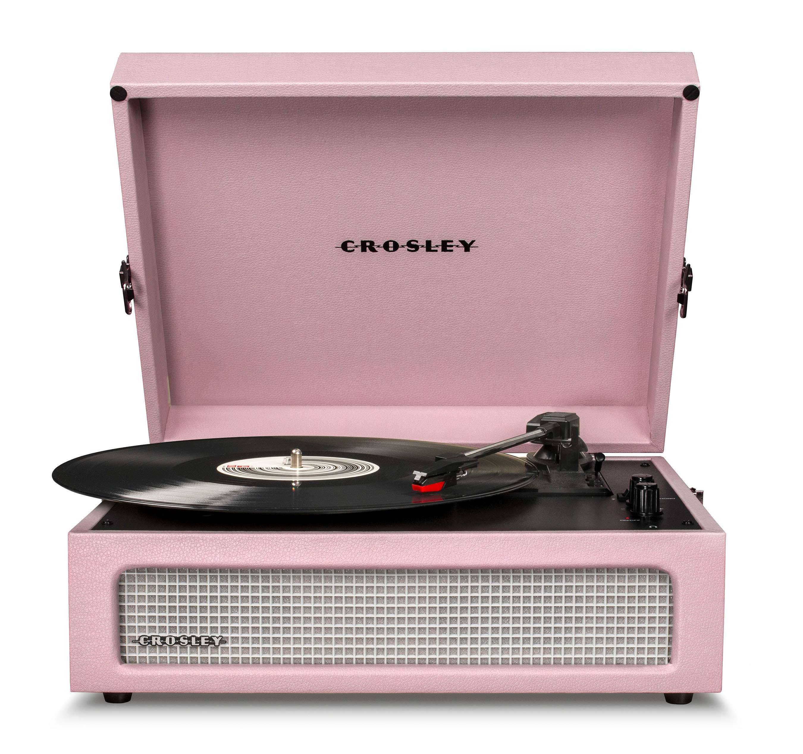 Crosley Voyager Portable Turntable With Bluetooth Out Amethyst