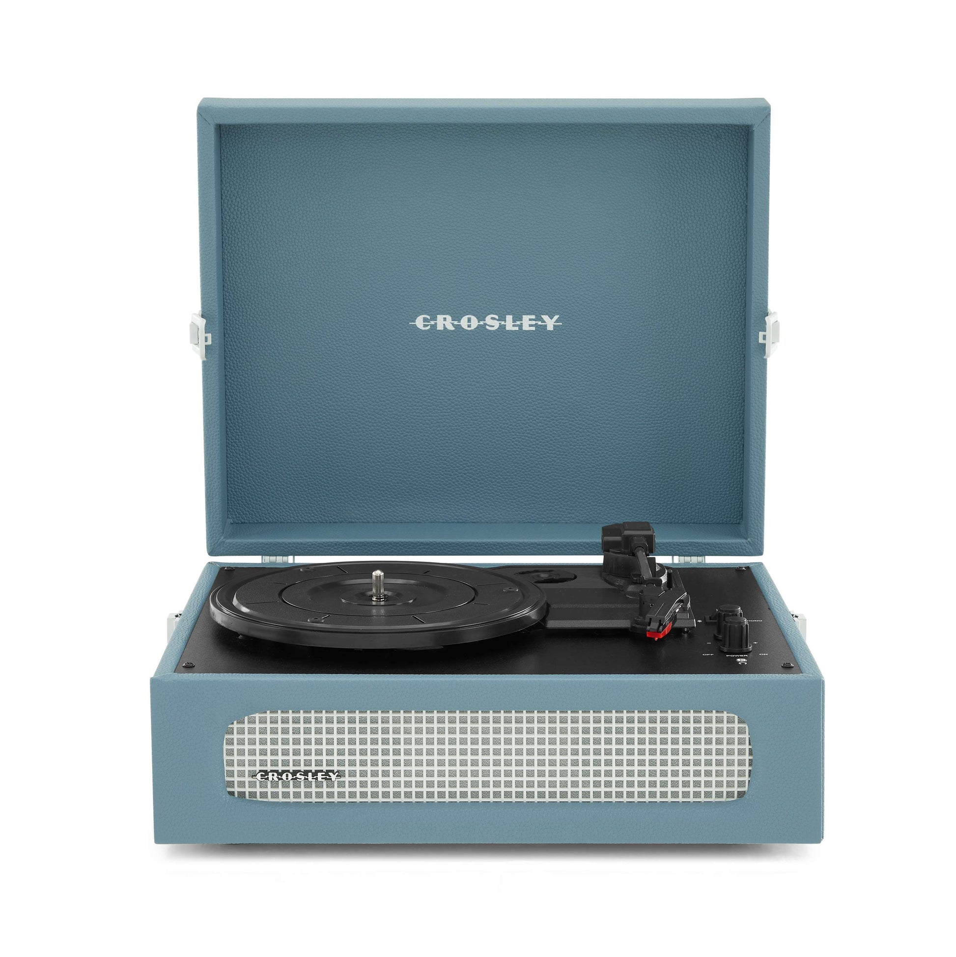 Crosley Voyager Portable Turntable With Bluetooth Out Wash Blue